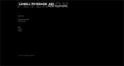 Desktop Screenshot of lowellpetersonasc.com